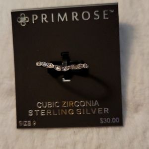 Sterling Silver Solitary Ring